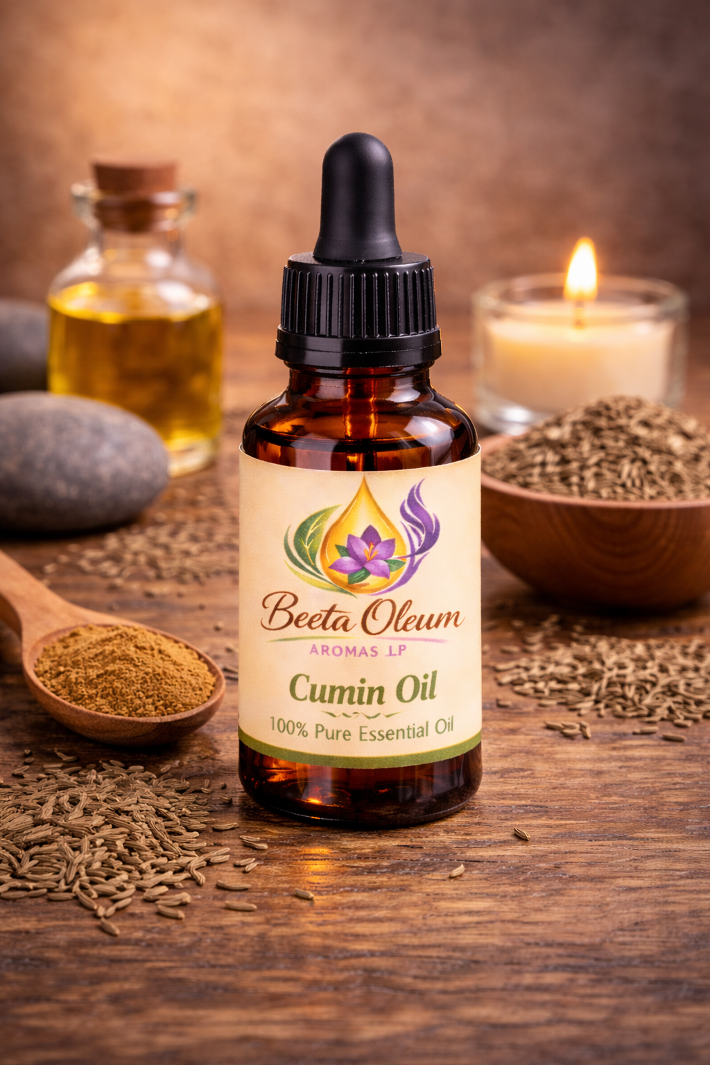 Cumin Oil Bottle